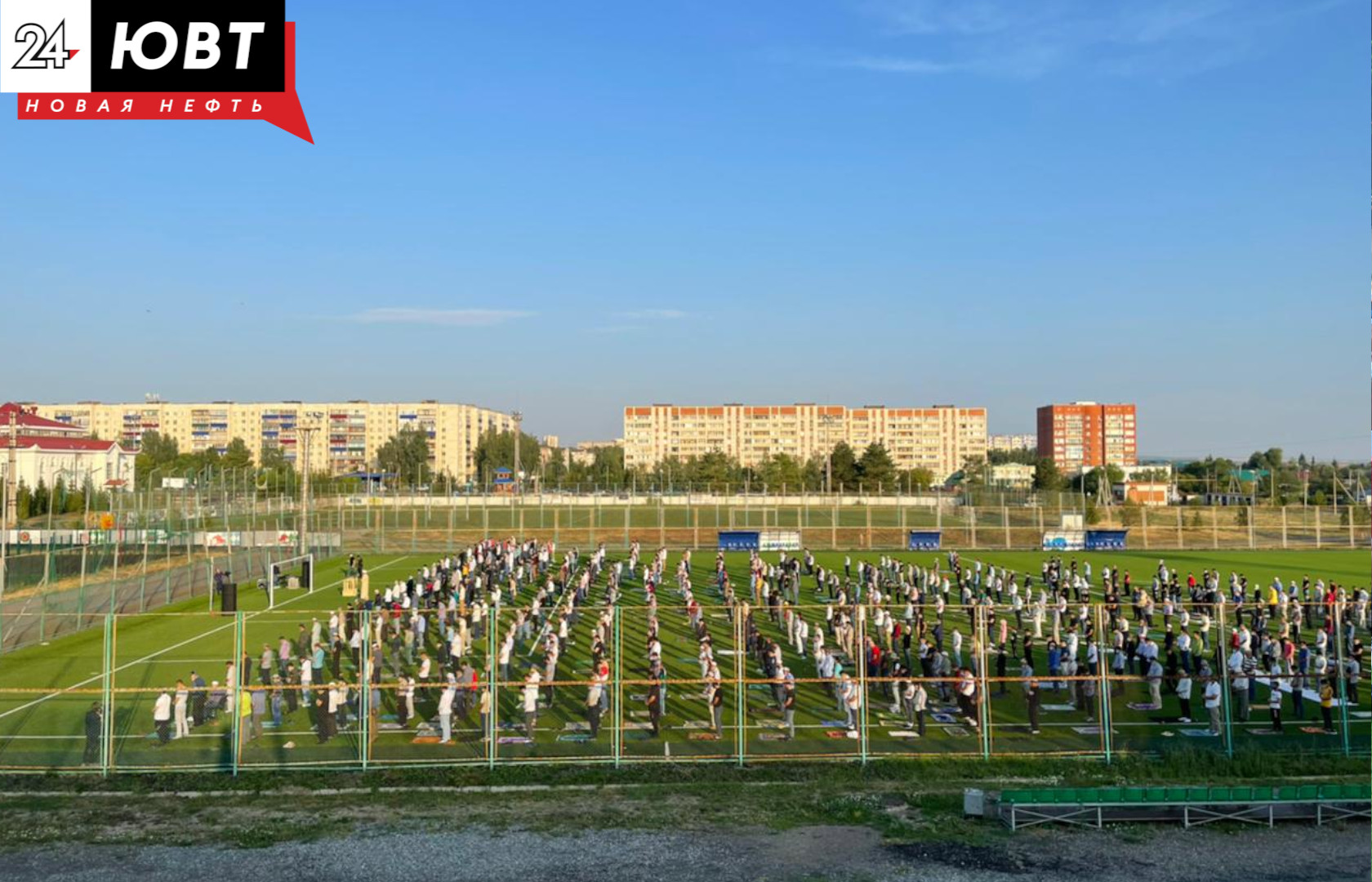 Около 1 500 человек приняли участие в праздничной молитве в Альметьевске